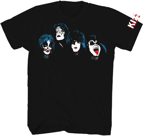 Kiss Faces Images Two Tshirt 3xl Blk 38101115a6 - Kiss Faces Images Two Tshirt 3xl Blk 38101115a6 - Apparel