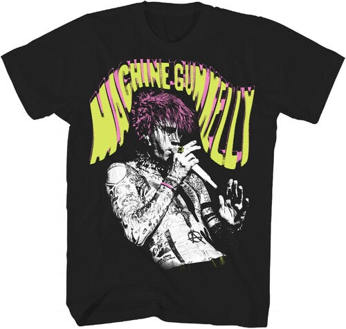 Mgk Singing Tshirt Lg Blk 33981073a3 - Mgk Singing Tshirt Lg Blk 33981073a3 - Apparel