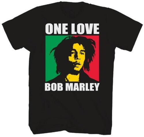 Bob Marley One Love Tshirt Med Blk Zrbm0675a2 - Bob Marley One Love Tshirt Med Blk Zrbm0675a2 - Apparel