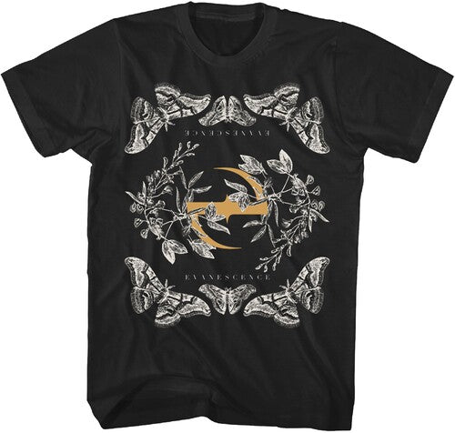 Evanescence Butterfly Logo Tshirt Lg Ts4423evna3 - Evanescence Butterfly Logo Tshirt Lg Ts4423evna3 - Apparel
