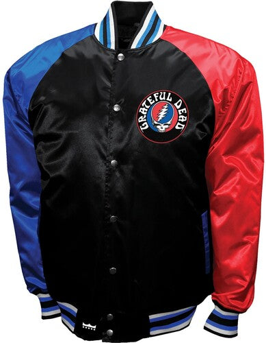 Grateful Dead Rock Satin Jk Lg Blk M2445gfda3 - Grateful Dead Rock Satin Jk Lg Blk M2445gfda3 - Apparel