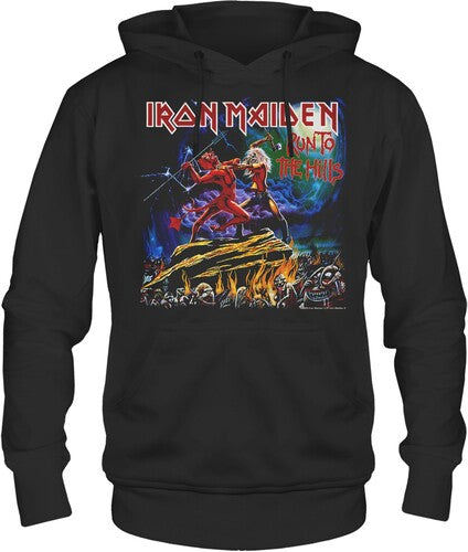 Iron Maiden Run Hills Hoodie 3xl Blk Hd0001irma6 - Iron Maiden Run Hills Hoodie 3xl Blk Hd0001irma6 - Apparel
