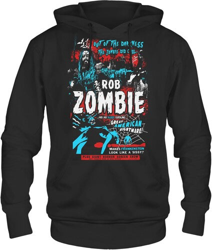 Rob Zombie Into Darkness Hoodie Lg Blk Hd0001rbza3 - Rob Zombie Into Darkness Hoodie Lg Blk Hd0001rbza3 - Apparel