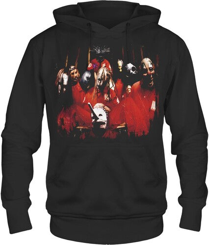 Slipknot Band Photo Print Hoodie Xl Blk 15092486a4 - Slipknot Band Photo Print Hoodie Xl Blk 15092486a4 - Apparel