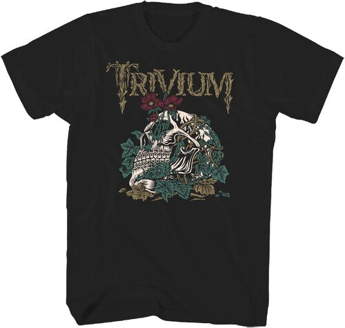 Trivium Skeleton Head Tshirt Large Blk 20tvm025a3 - Trivium Skeleton Head Tshirt Large Blk 20tvm025a3 - Apparel