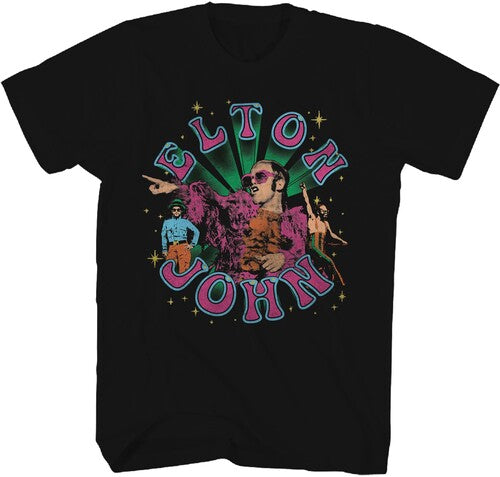 Elton John Ej Images Tshirt Xl Blk 17111150a4 - Elton John Ej Images Tshirt Xl Blk 17111150a4 - Apparel