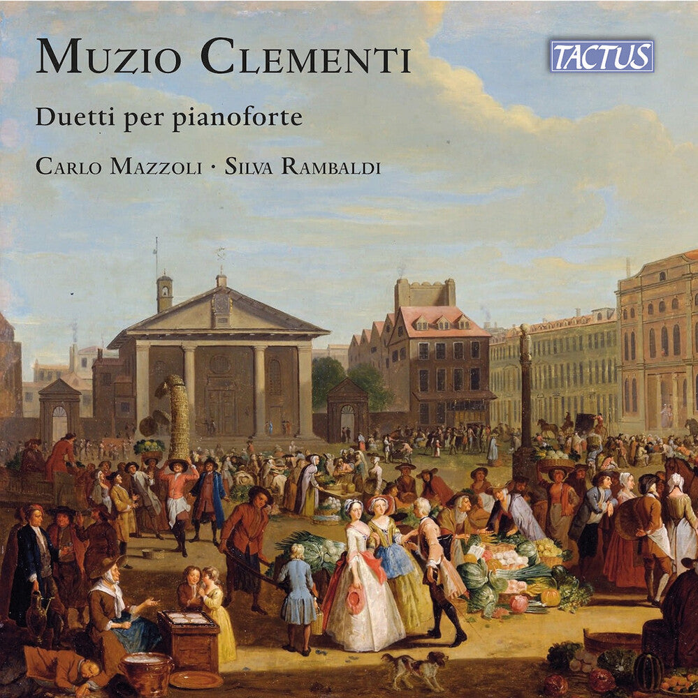 the album cover for Carlo Mazzoli - Clementi: Pno Duets