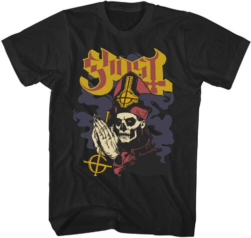 Ghost Papa Emeritus Prayer Tshirt Med Ts4403gosa2 - Ghost Papa Emeritus Prayer Tshirt Med Ts4403gosa2 - Apparel
