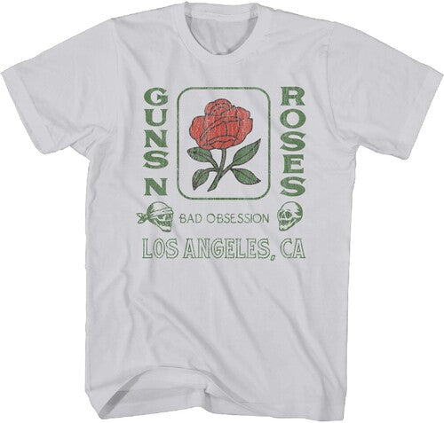 Guns N Roses Bad Obssession Tshirt Sm 12160724a1 - Guns N Roses Bad Obssession Tshirt Sm 12160724a1 - Apparel