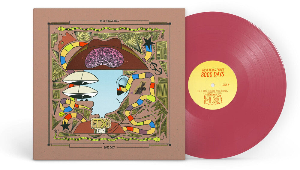 West Texas Exiles - 8000 Days [Oxblood LP] Vinyl Record