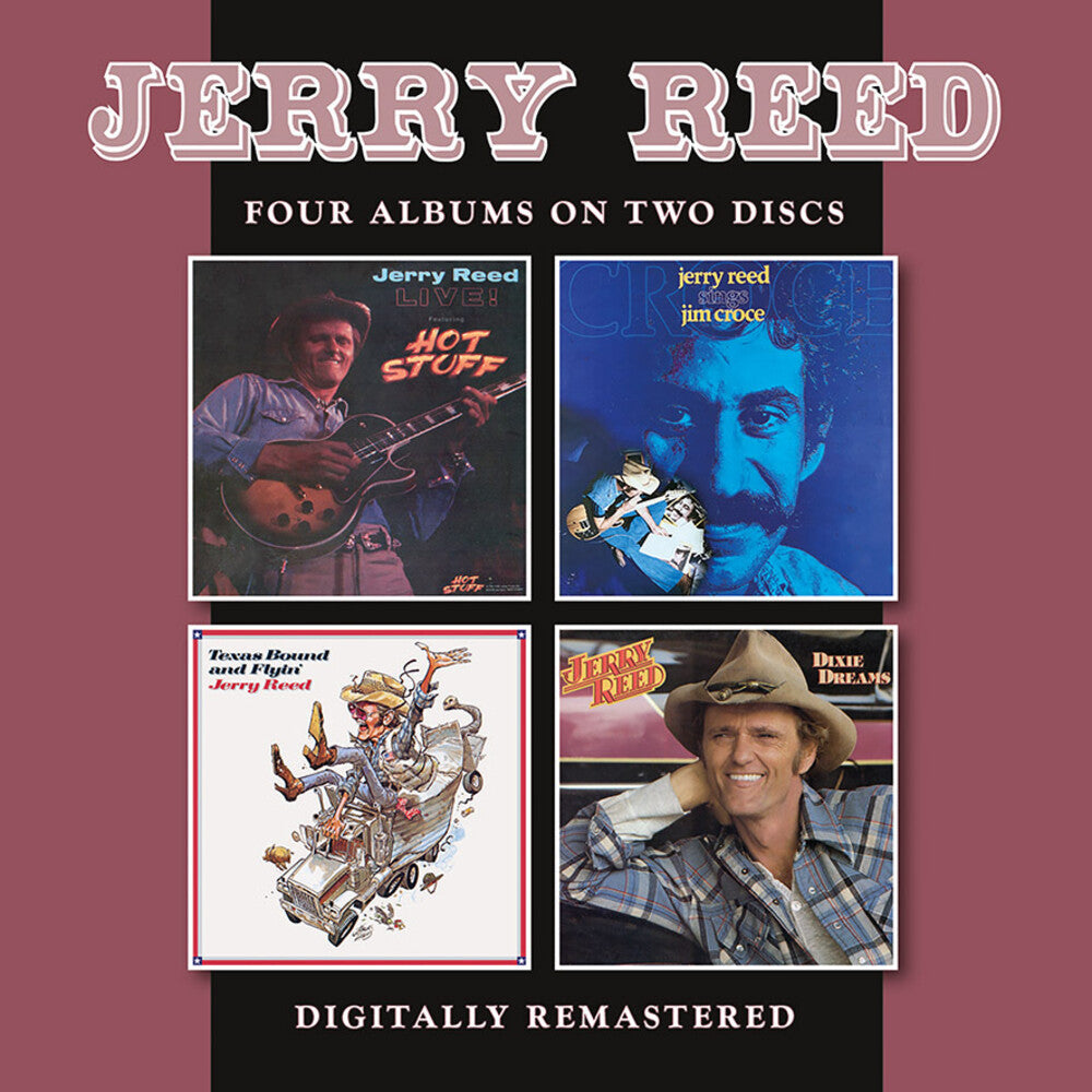 Jerry Reed Live / Sings Jim Croce / Texas Bound & Music CD