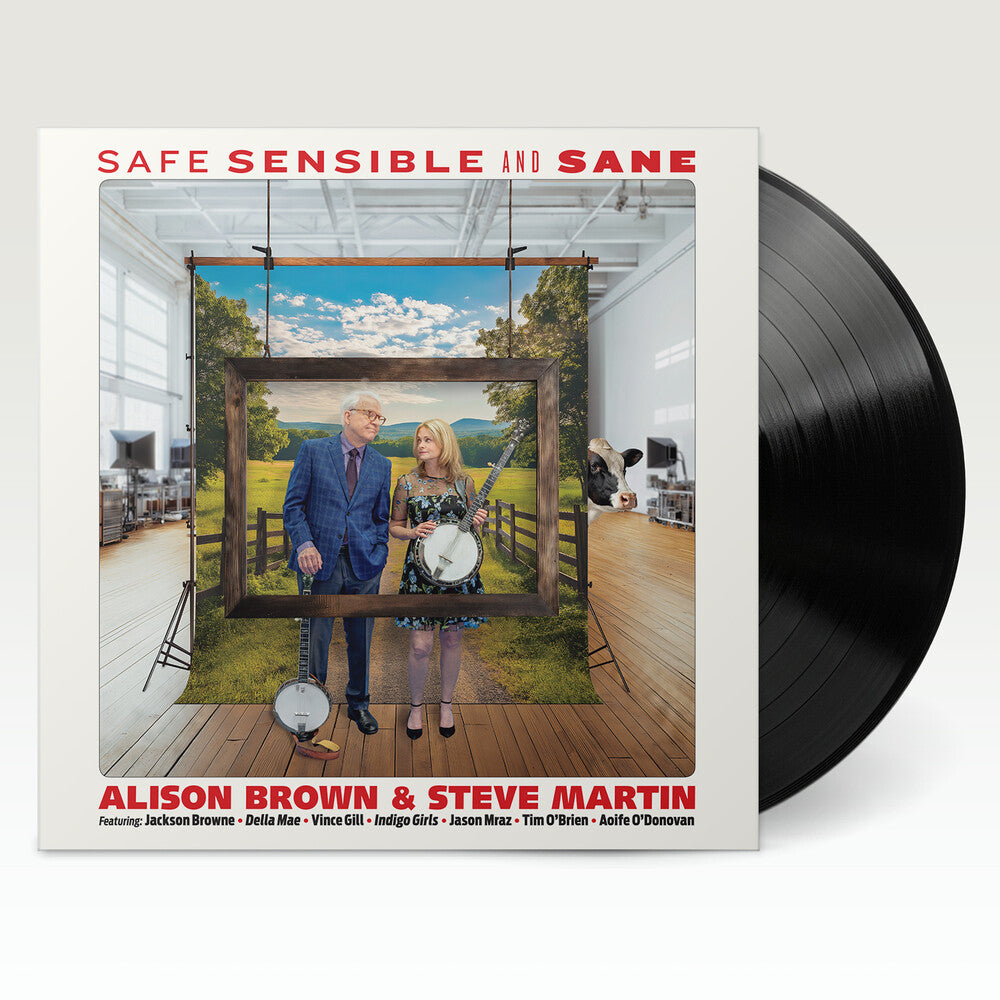 Alison Brown & Steve Martin - Safe, Sensible and Sane [Classic Black vinyl with 12 page booklet] Vinyl Record