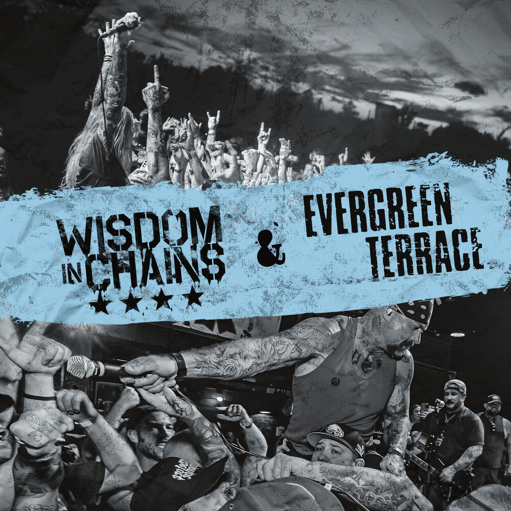 Wisdom In Chains / Evergreen Terrace - Split - Blue (Blue) [Colored Vinyl] [Limited Edition] Vinyl Record