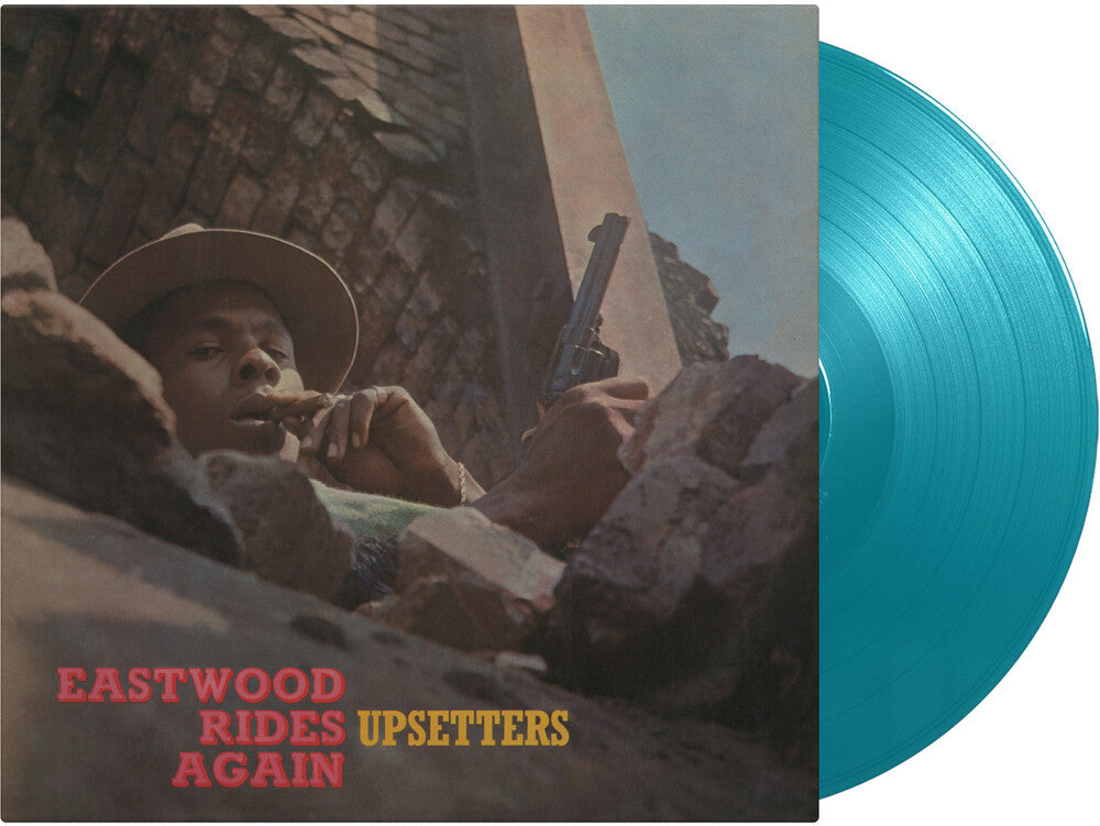 the album cover for Upsetters - Eastwood Rides Again [Colored Vinyl] [Limited Edition] [180 Gram] (Trq)