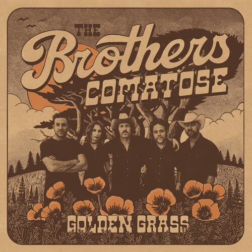 The Brothers Comatose - Golden Grass [Orange & Blue Splatter] Vinyl Record