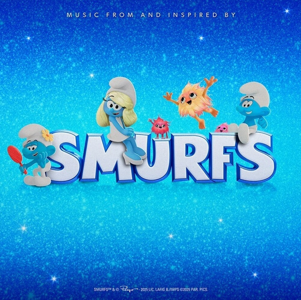 the album cover for Music From And Inspired By Smurfs / Various - Music From And Inspired By Smurfs / Various