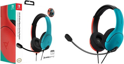 Pdp Swi Airlite Wired Headset Neon Blue/red - Pdp Swi Airlite Wired Headset Neon Blue/red - Game Accessories