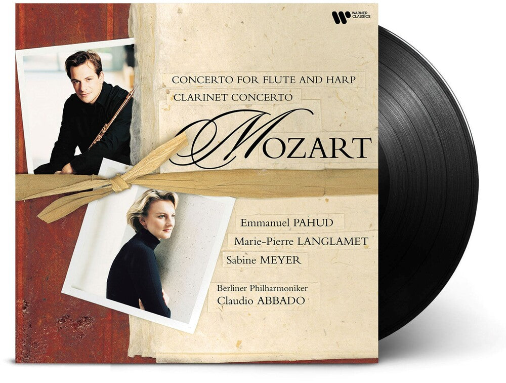 Mozart: Con For Fl & Harp Clarinet Con [LP] Vinyl Record