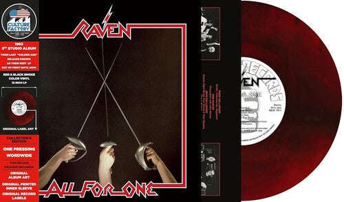 Raven - All For One - Red & Black Smoke - Vinyl Record