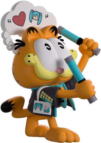 Youtooz - Miku Concert Garfield Vinyl Figure - Youtooz - Miku Concert Garfield Vinyl Figure - Collectibles