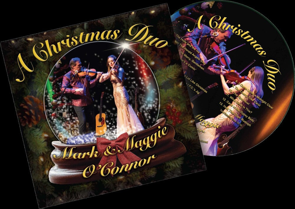 the album cover for Mark O'connor  & Maggie - Christmas Duo