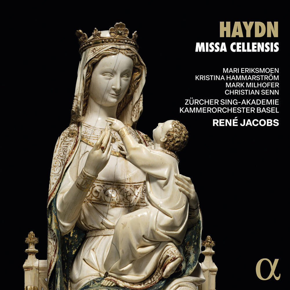 the album cover for Mari Eriksmoen - Haydn: Missa Cellensis