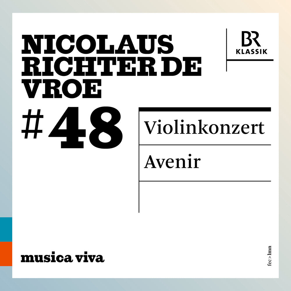 Nicolaus Richter De Vroe: 48 - Violinkonzert: Music CD