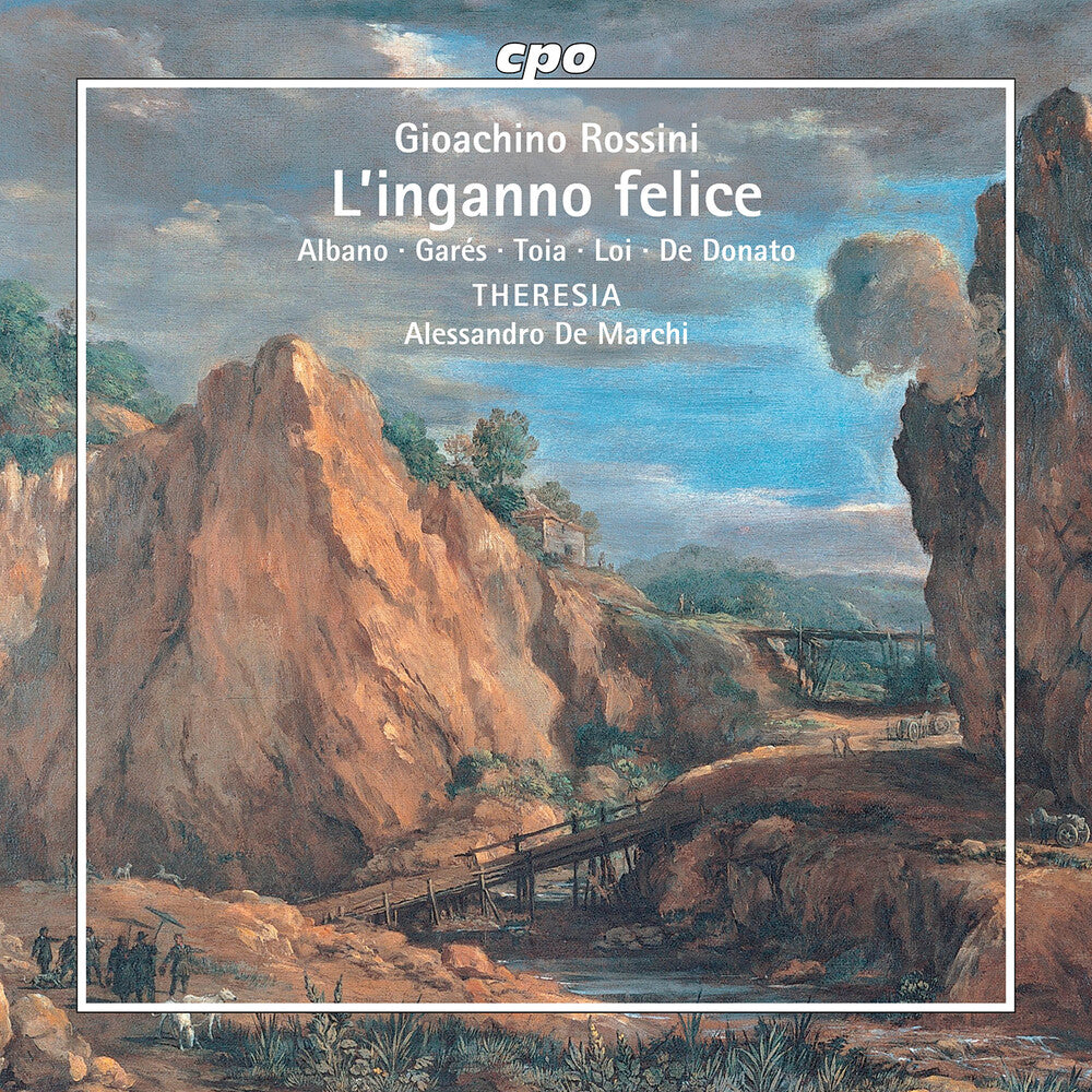 the album cover for Antonio Gares - L'inganno Felice