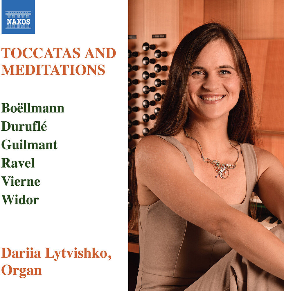 the album cover for Dariia Lytvishko - Toccatas & Meditations