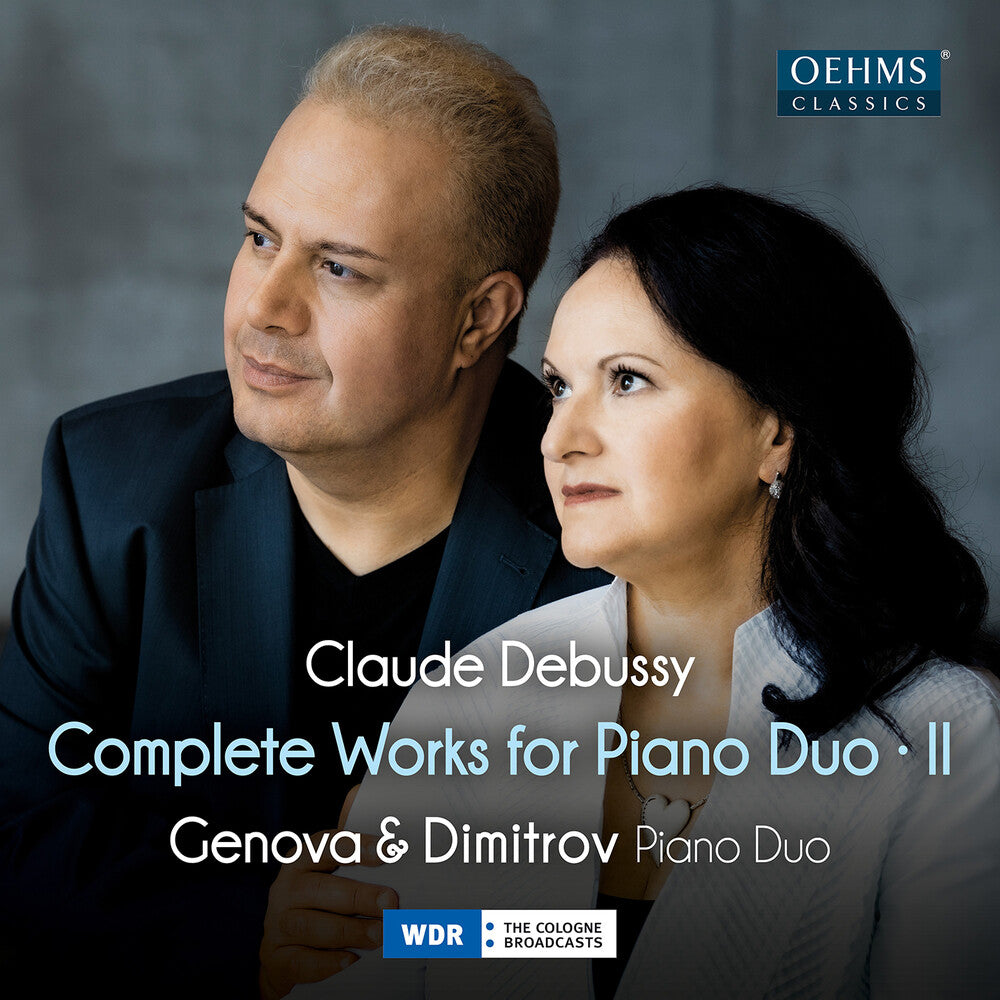 the album cover for Genova - Claude Debussy: Complete Works For Pno Duo Vol. 2