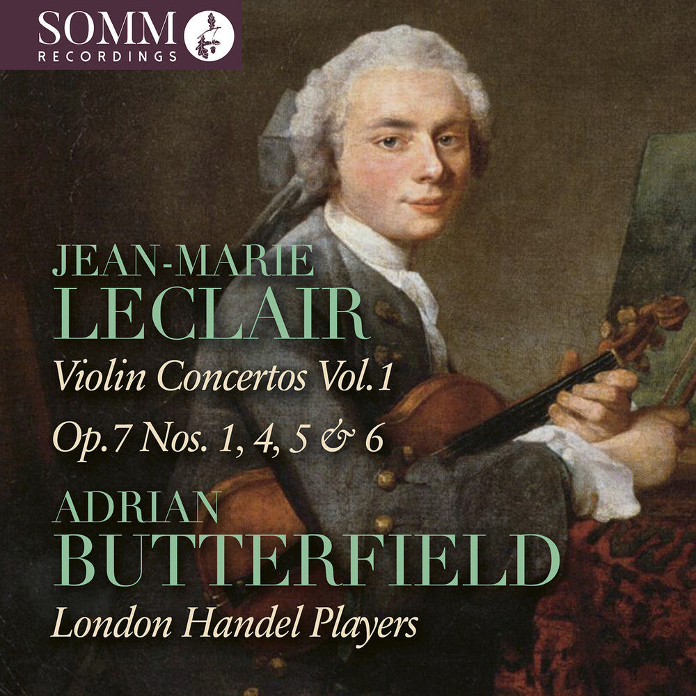 Jean-Marie Leclair: Vn Cons Vol. 1 - Op. 7 Nos. Music CD