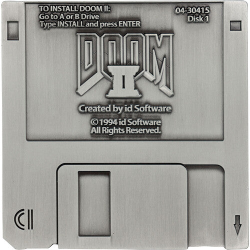 Doom Ii Floppy Disk Replica - Doom Ii Floppy Disk Replica - Collectibles