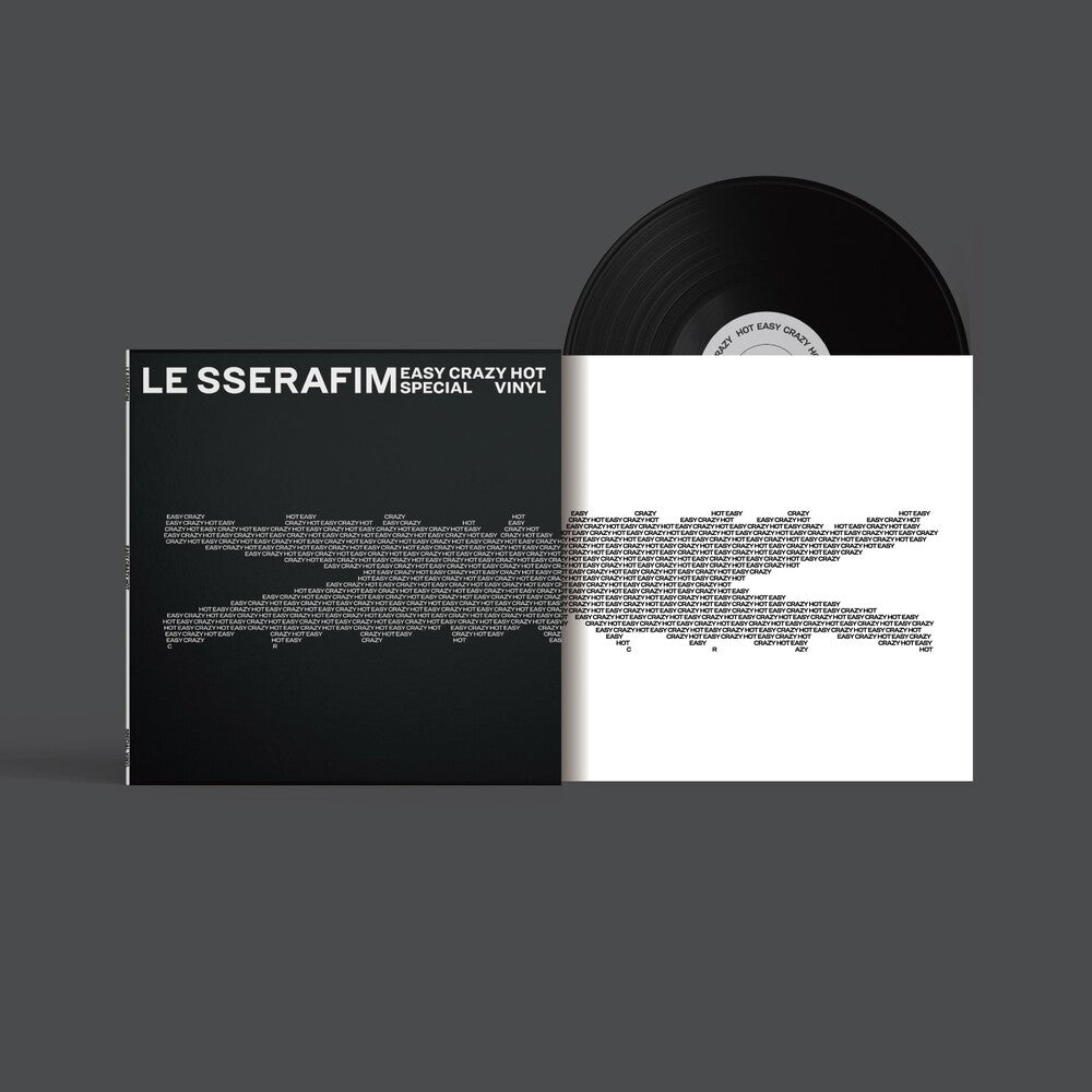 LE SSERAFIM - Easy-Crazy-Hot [SILVER WHITE] Vinyl Record