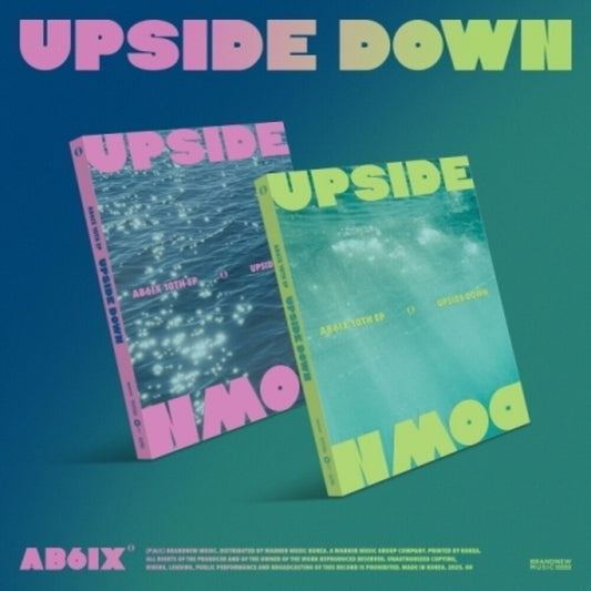 the album cover for Ab6ix - Upside Down - Photobook Version (Post) (Stic)
