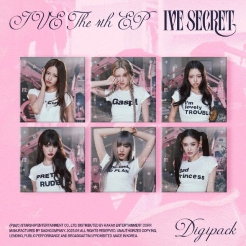 Ive Secret - Digipack Random Cover Version (Post) Music CD