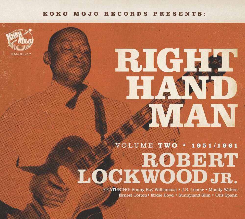 the album cover for Lockwood Robert Jr - Right Hand Man: Robert Lockwood Volume 2