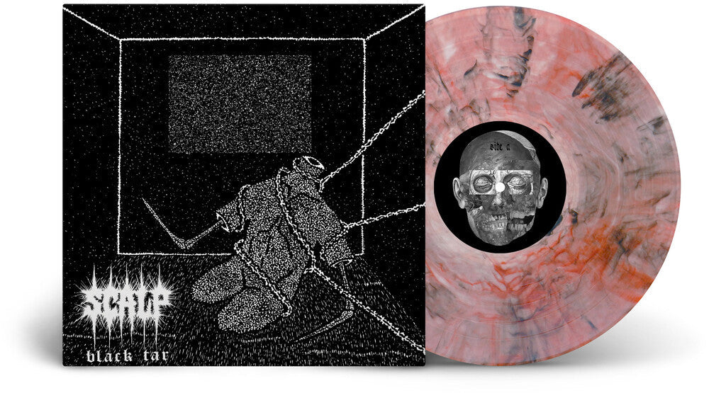 SCALP - Black Tar [Clear w/ Red & Black Marble LP] Vinyl Record