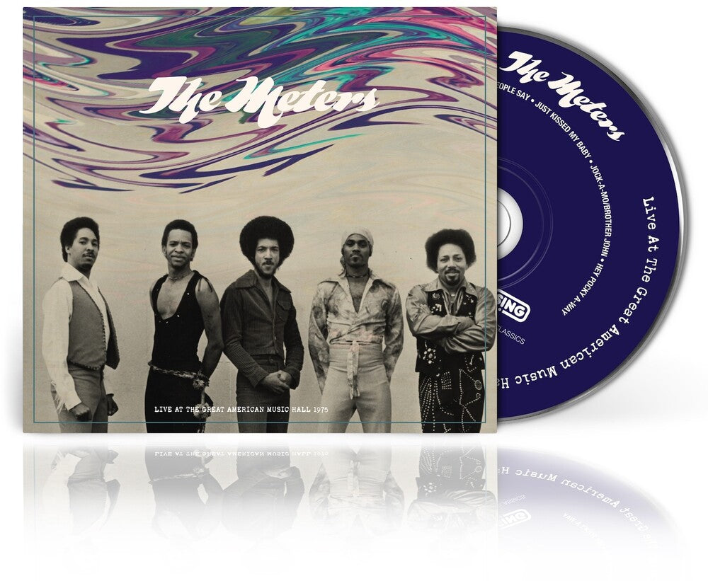 the album cover for The Meters - Live At the Great American Music Hall