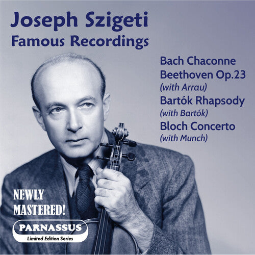 Szigeti,joseph / Bartok,bela - Joseph Szigeti: Famous Recordings - Music CD