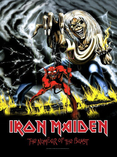Rocksax Iron Maiden Blnk Number Of The Beast 60x80 - Rocksax Iron Maiden Blnk Number Of The Beast 60x80 - Special Products