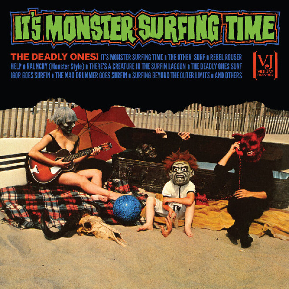Deadly Ones - It's Monster Surfing Time (All-analog) [LP] Vinyl Record