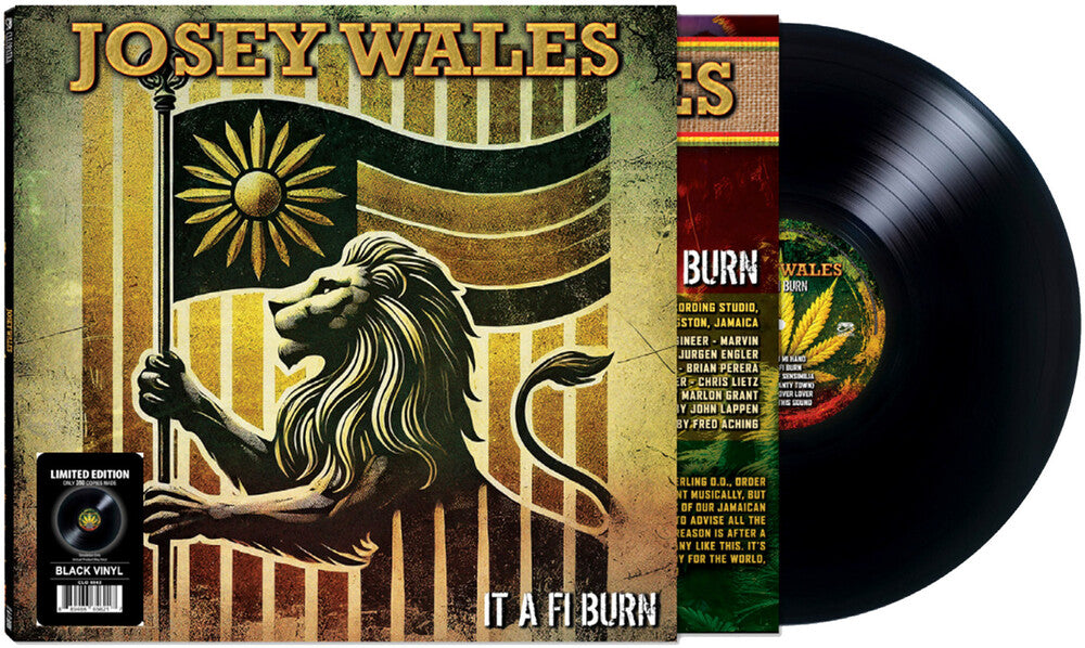 Josey Wales - It A Fi Burn [Limited Edition] Vinyl Record