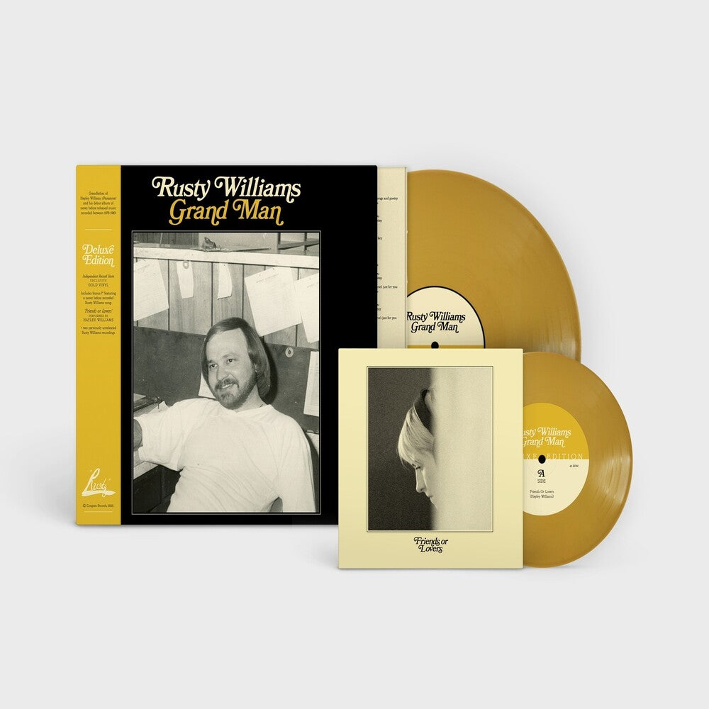 Rusty Williams - Grand Man - (Deluxe Edition) [Gold LP] Vinyl Record