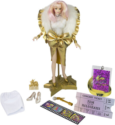 Jem And The Holograms Jem Glitter 12in Fash Doll - Jem And The Holograms Jem Glitter 12in Fash Doll - Collectibles