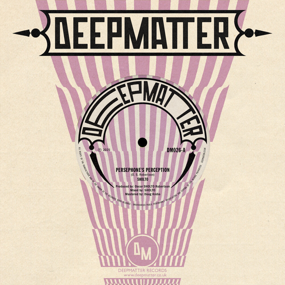 the album cover for SHOLTO - Persephone's Perception / Tied To The Mast