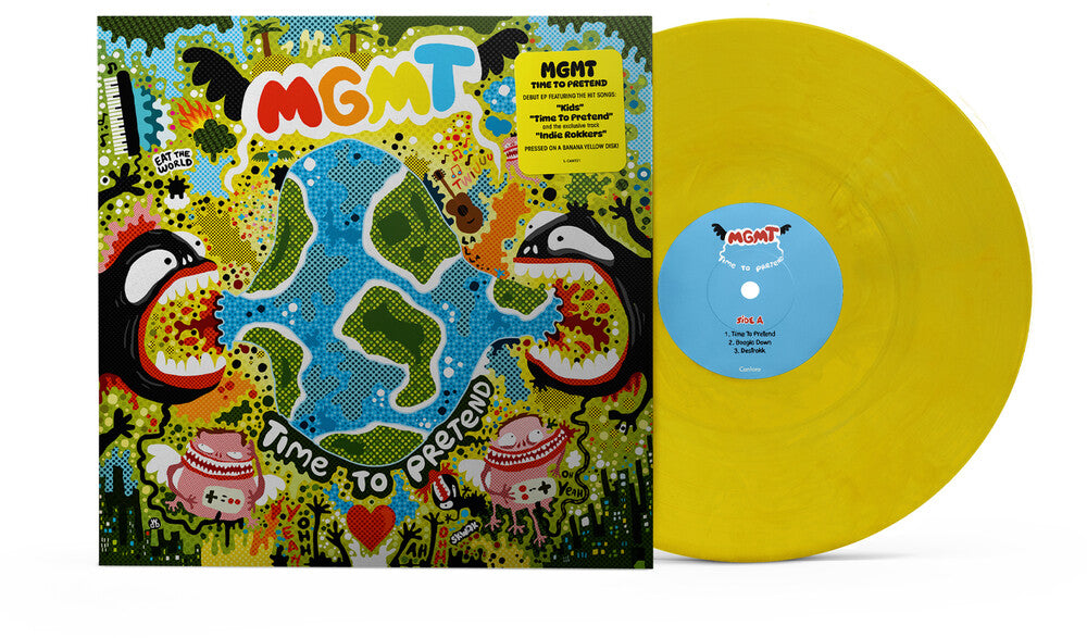 MGMT - Time to Pretend [Banana Yellow EP] Vinyl Record