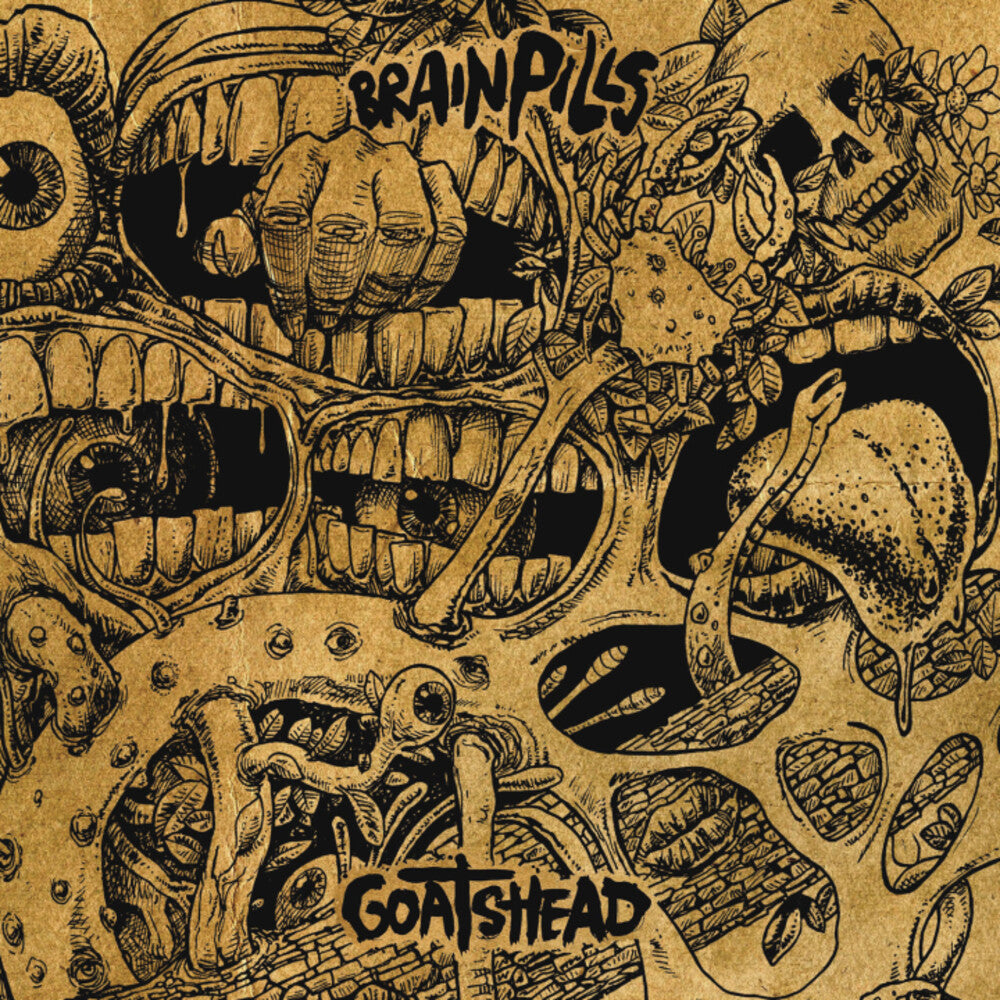 Brain Pills - Goatshead Part 1 [Clear Vinyl] [Limited Edition] (Ylw) Vinyl Record