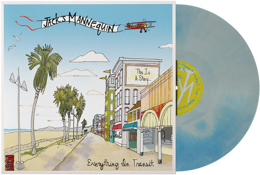 the album cover for Jack's Mannequin - Everything In Transit (20th Anniversary) [Blue]