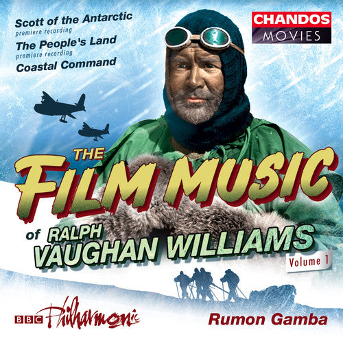 the album cover for Rumon Gamba - Film Music of Vaughan Williams 1