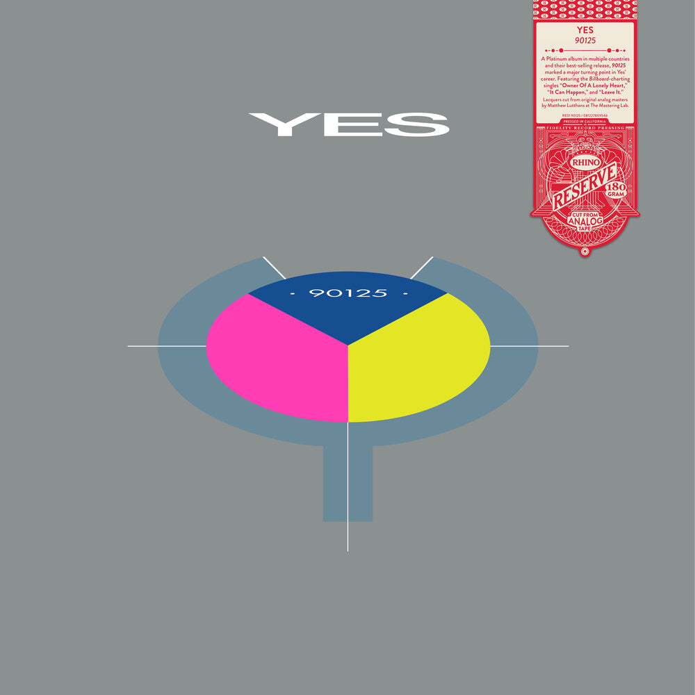 Yes - 90125 (Rhino Reserve)(Rktbr25) (Brick & Mortar Exclusive) [LP] Vinyl Record